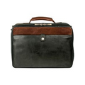 Hand Stained Calf Leather Travel Bag